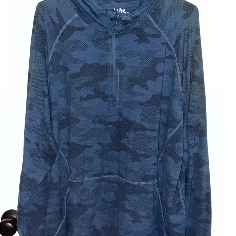 Salt Life SLX Blue Zip Up Hoodie